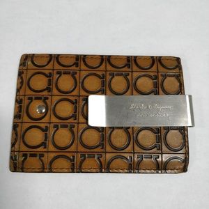 Authentic Ferragamo Money Clip Wallet